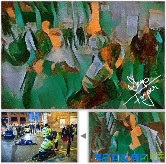 能将街头醉汉拍成世界名画 摄影师请收下我的膝盖