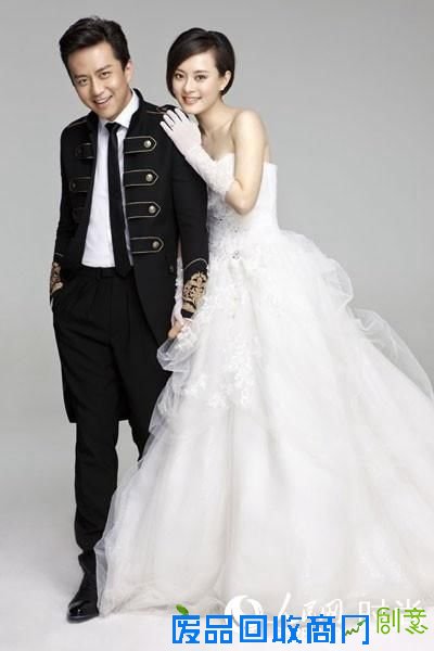 孙俪婚纱造型