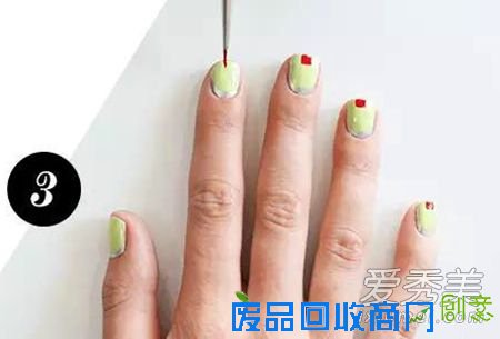 3步超简单美甲教程好看有创意！