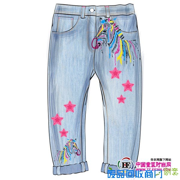 2016春夏童装牛仔元素&图案—趣味秀