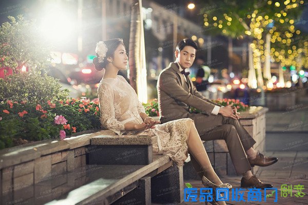 夜景婚纱照,属于你的夜晚更美丽