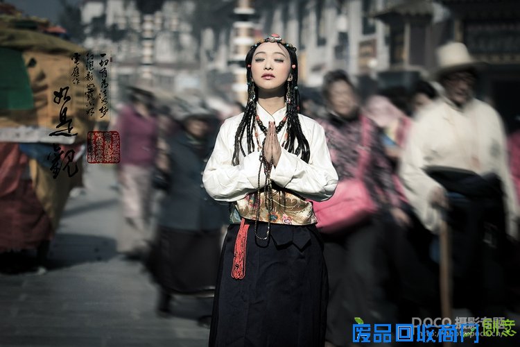 唯美桃花和人文宗教摄影技巧