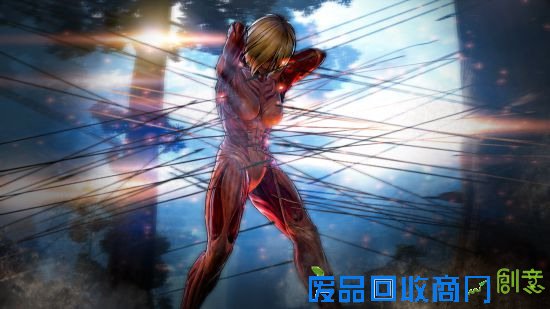 《进击的巨人》新截图曝光 集体围剿女巨人