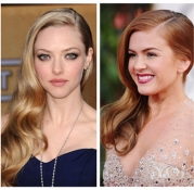 欧美中长卷发发型图片 大波浪烫卷超具诱惑力