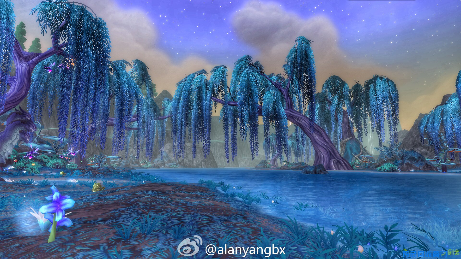 艾泽拉斯新年日常摄影：索拉查盆地彩虹美轮美奂