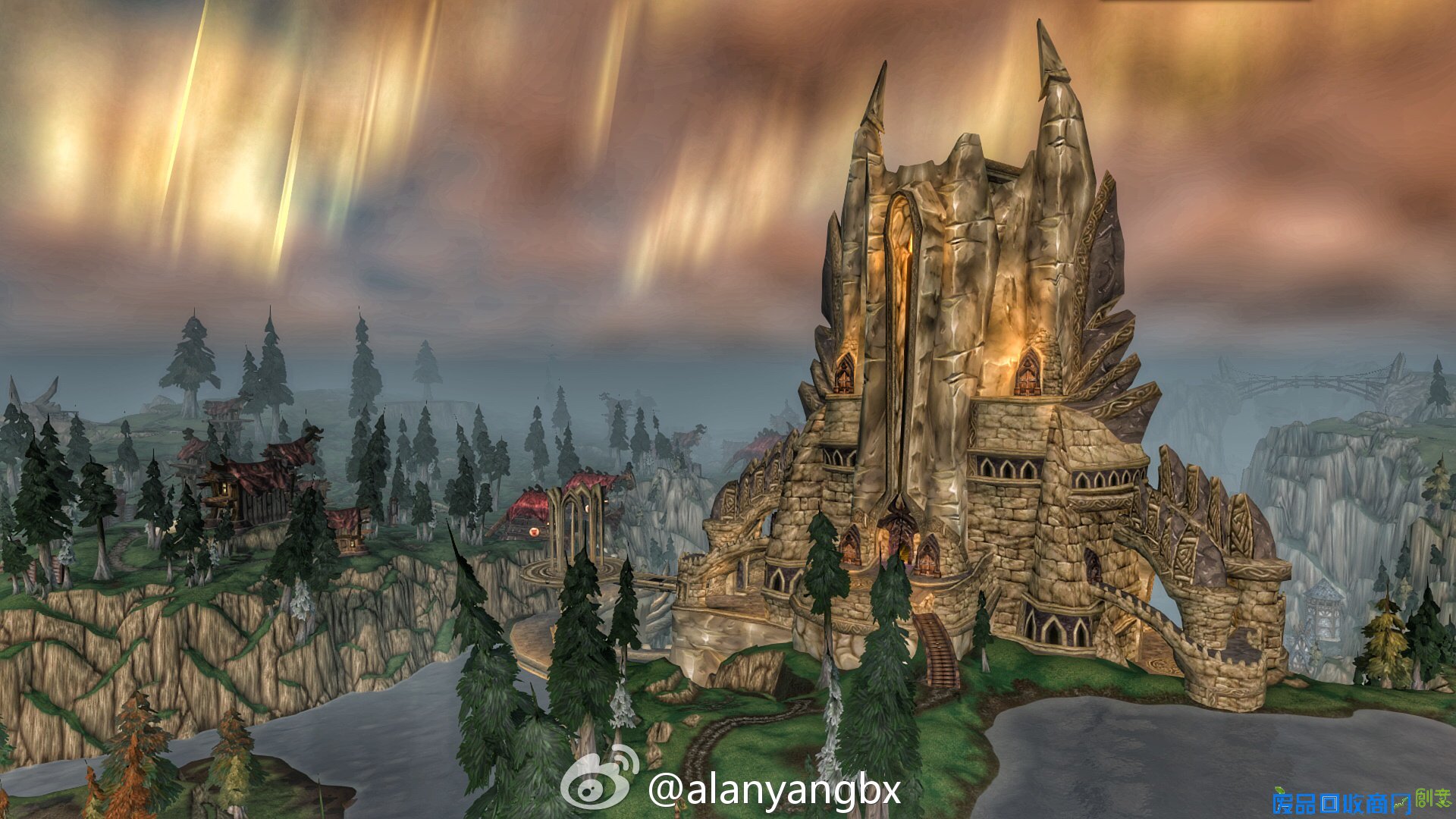 艾泽拉斯新年日常摄影：索拉查盆地彩虹美轮美奂