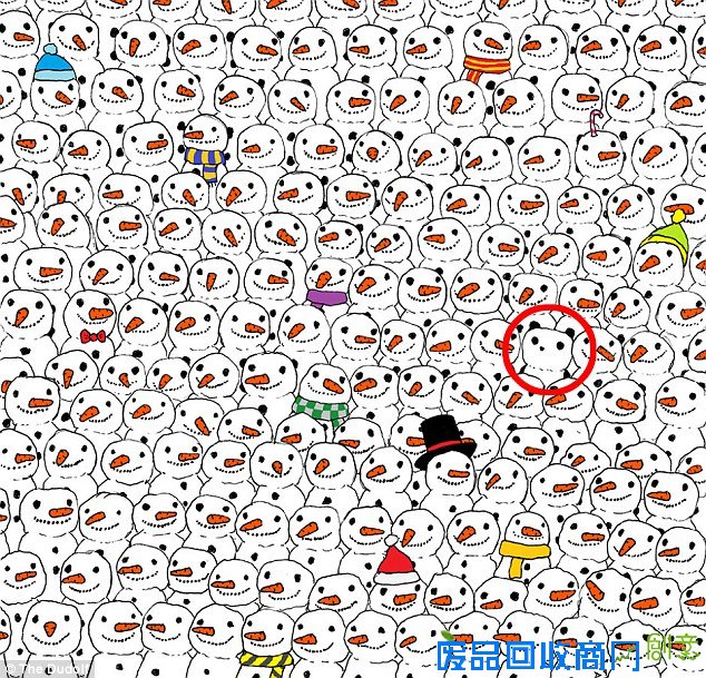 “找熊猫”游戏的始祖现身？视觉幻象图让你看瞎眼组图