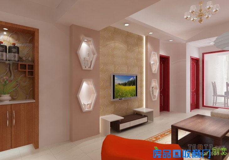 中西合壁客厅装修效果图 单张展示 楠闺房装修效果图 张大