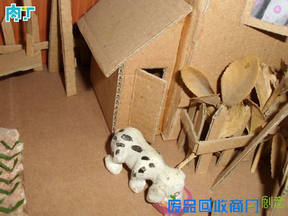 儿童手工制作纸盒小房子DIY图片大全◆肉丁儿童网