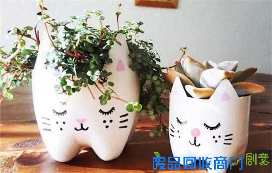 自制的花盆一个月才浇一次水，出差啥再也不怕了！