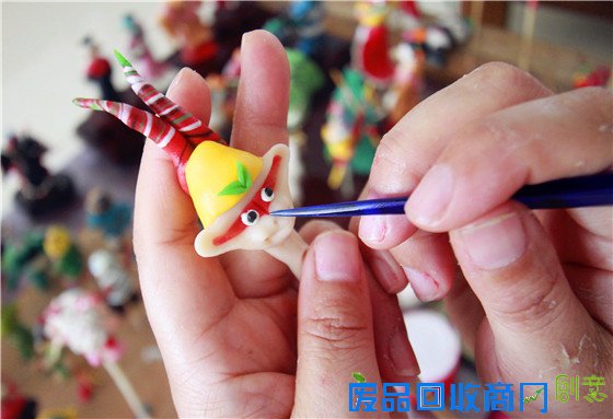 临沂民间艺人巧手面塑 收徒弟创精品传承非遗文化