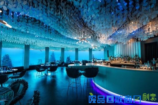 马尔代夫水中餐厅