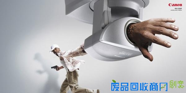  佳能监控摄像头广告