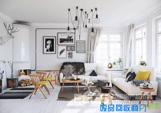 【创意家居】 五种技巧装出个性客厅墙面