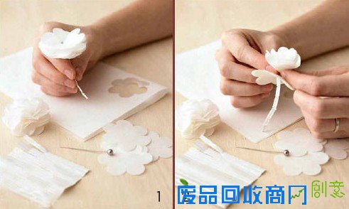 DIY手工制作漂亮家居装饰品 白纸的创意变身