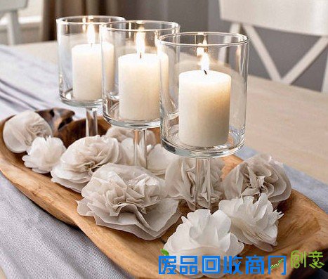 DIY手工制作漂亮家居装饰品 白纸的创意变身