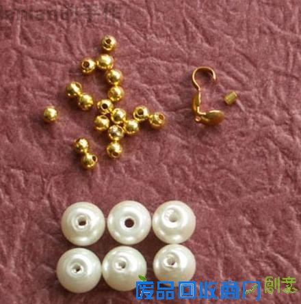 DIY耳饰 手工串珠饰品耳环制作教程
