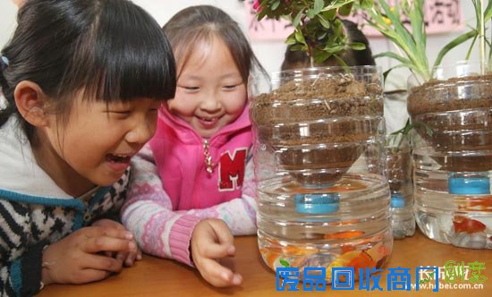 秦皇岛社区节水花盆巧制作 动手创建绿生活