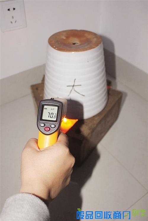 蜡烛+花盆自制取暖神器 40分钟升温12.5℃