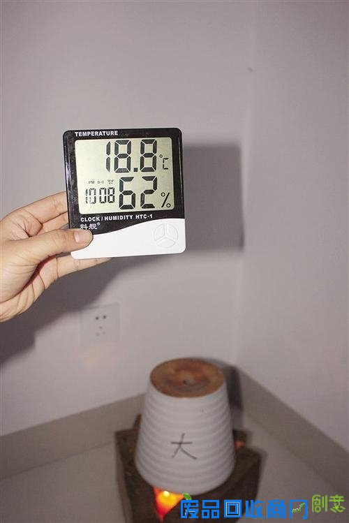 蜡烛+花盆自制取暖神器 40分钟升温12.5℃