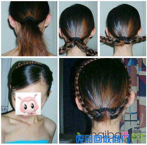 真人秀 12款清爽日韩盘发DIY图解