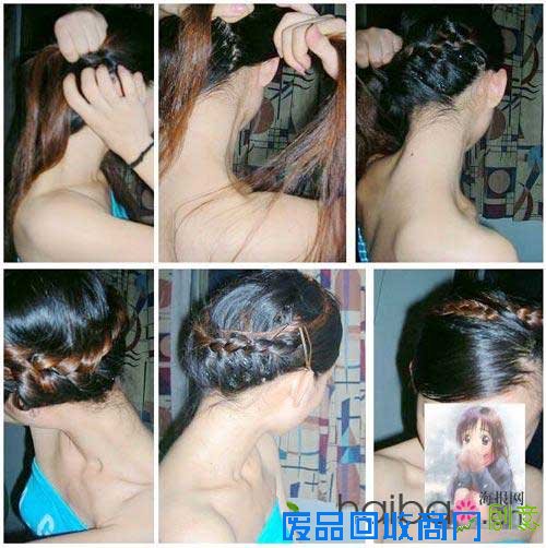 真人秀 12款清爽日韩盘发DIY图解