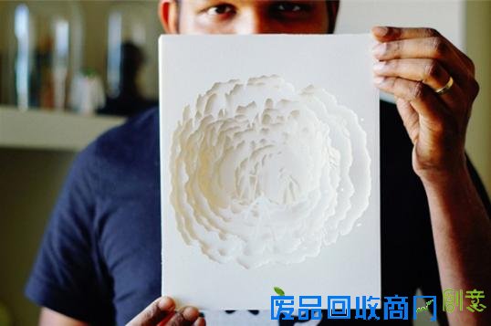 如梦如幻的立体剪纸光影艺术