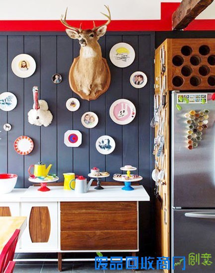 超创意设计的盘子装饰