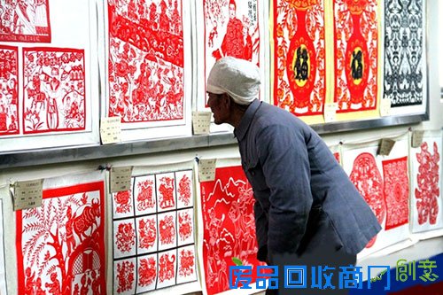 榆林剪纸艺术家、爱好者赴横山共贺新年