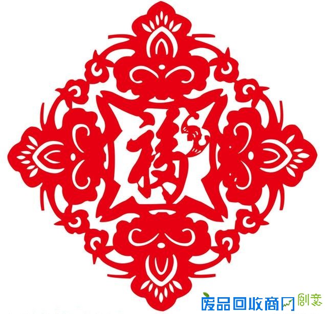 窗花剪纸教程与蝙蝠福字窗花剪纸图案纸艺网图片