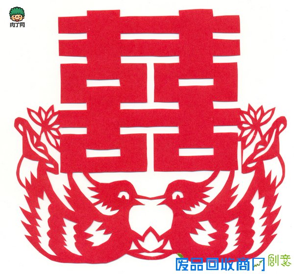 剪纸教程喜字窗花剪纸图案大全及简单教程图片