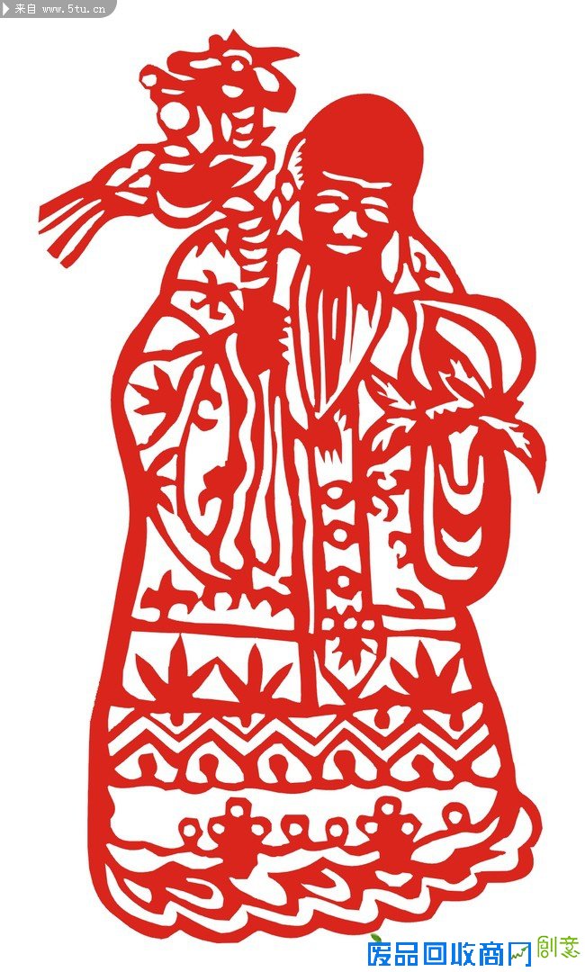 中国传统剪纸素材 
