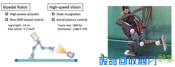 日本研制出两腿高速奔跑机器人