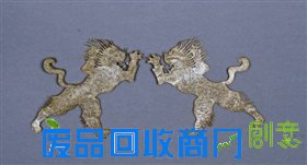 盛唐墓葬中的银箔片狮子