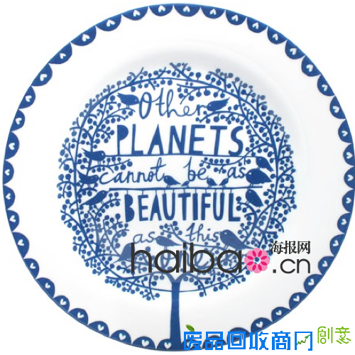 剪纸印花图案创作的“四季餐盘”