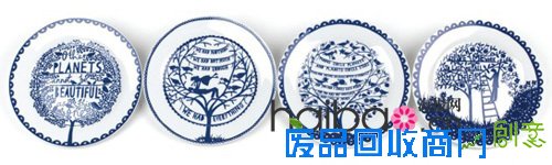 剪纸印花图案创作的“四季餐盘”