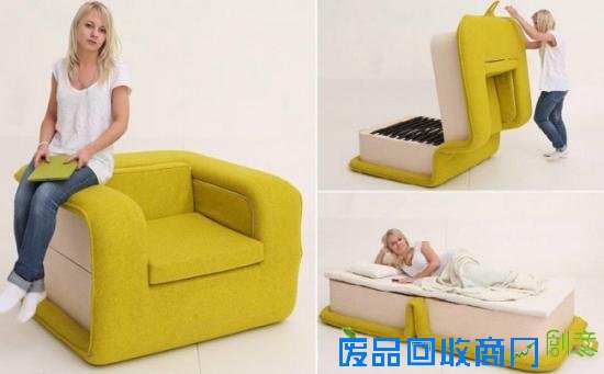  简约可爱沙发睡床