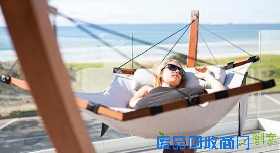  自带弧形支撑架的吊床