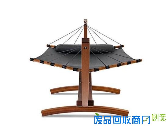  自带弧形支撑架的吊床