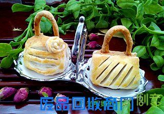 花样酥皮（海棠酥，花篮酥，包包酥）的做法步骤：55