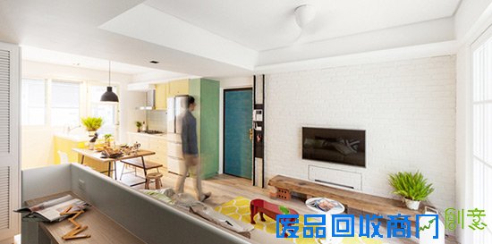 75平老屋缤纷翻新 loft风的欢乐轻松