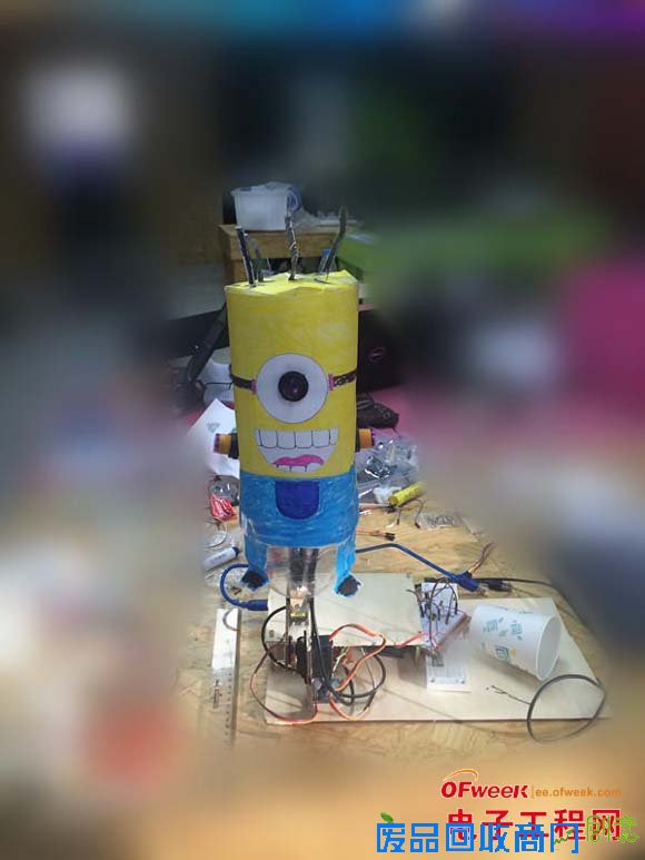 DIY：自制红外避障小黄人“别摸我”（图文）