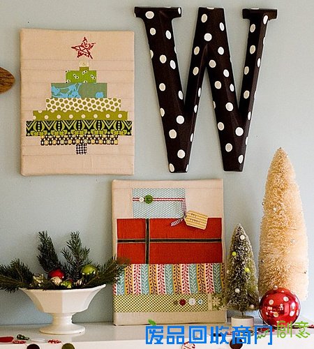 圣诞节家居装饰这么玩儿