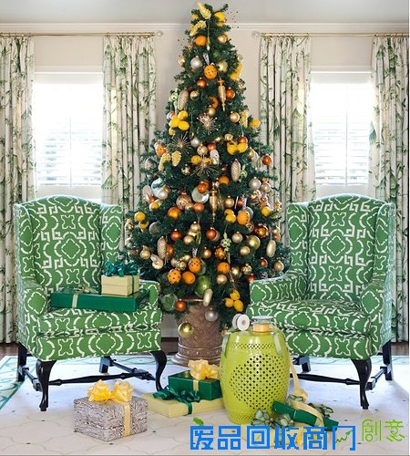 圣诞节家居装饰这么玩儿