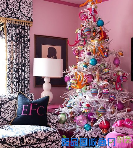 圣诞节家居装饰这么玩儿