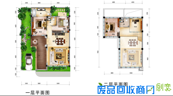 碧桂园·美浪湾四房果岭墅：小面积演绎4房创意空间