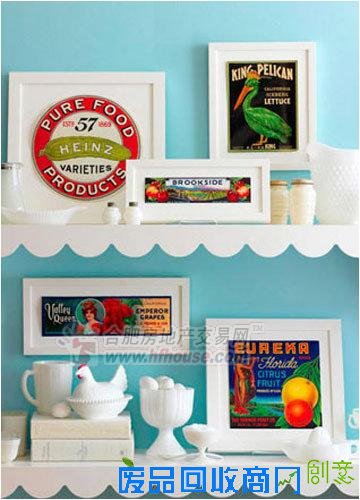 装修旧物改造 DIY墙面装饰品