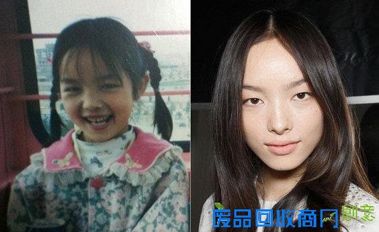 盘点顶级超模可爱童年照 刘雯小时候竟然那么胖（组图）