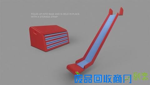  折叠室内楼道滑梯