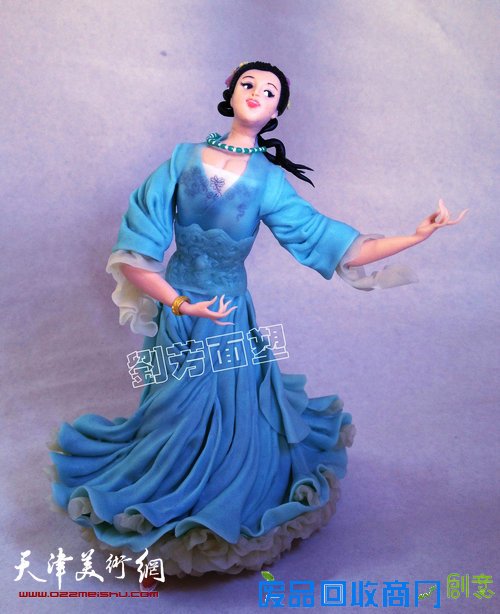 刘芳面塑作品